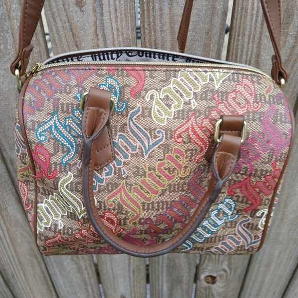 Juicy Couture Multicolor Logo Satchel Bag - Picture 5 of 7